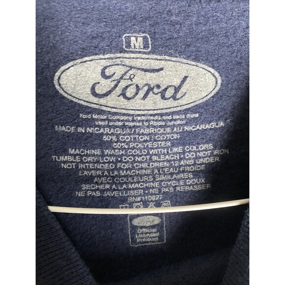 Ford Retro Ad Mens Size Medium Logos Crewneck Sweatshirt Long Sleeve  Detroit MI - Picture 4 of 7